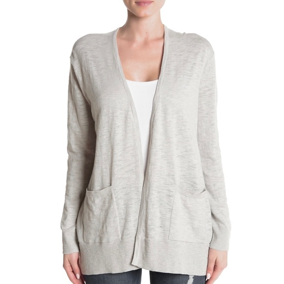 NEW MADEWELL GRAY OPEN FRONT CARDIGAN - Picture 7 of 7